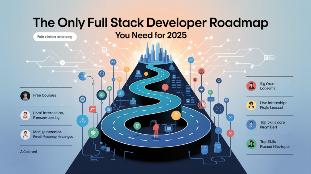 The Only Full Stack Developer Roadmap You Need for 2025: Free Courses, Live Internships & Top Skills
