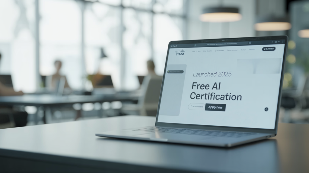 Cisco Launched Free AI Certification Course For Everyone Apply Now 2025