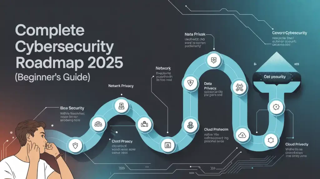 Complete CyberSecurity Roadmap 2025 (Beginner's Guide)
