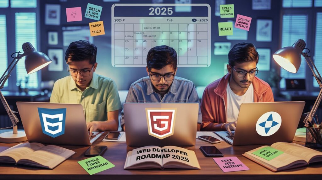 Web Developer Roadmap (2025): Skills, Free Courses, & Internships to Launch Your Career