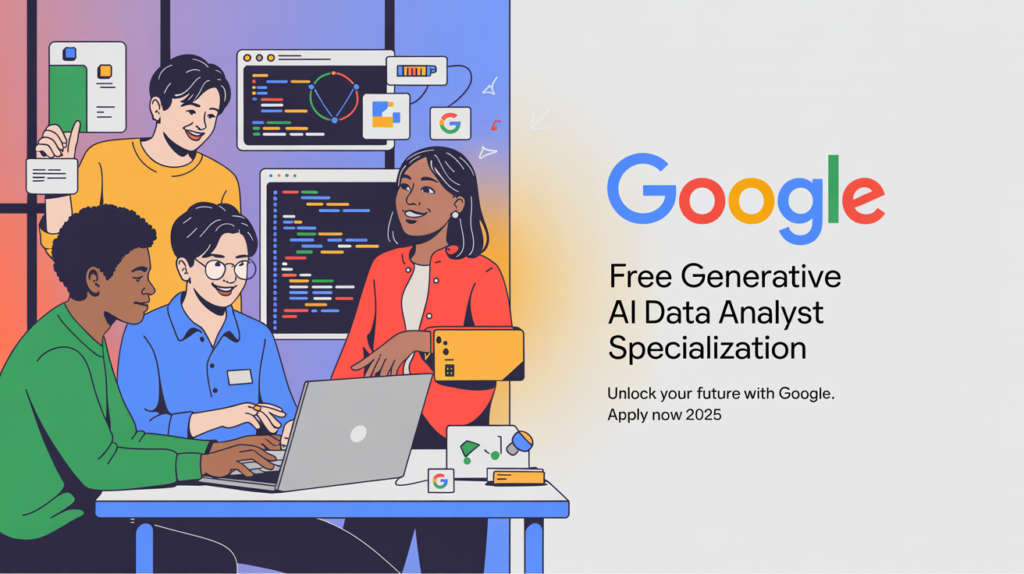 Free Generative AI Data Analyst Specialization For Beginners & Job Seekers Apply Now 2025