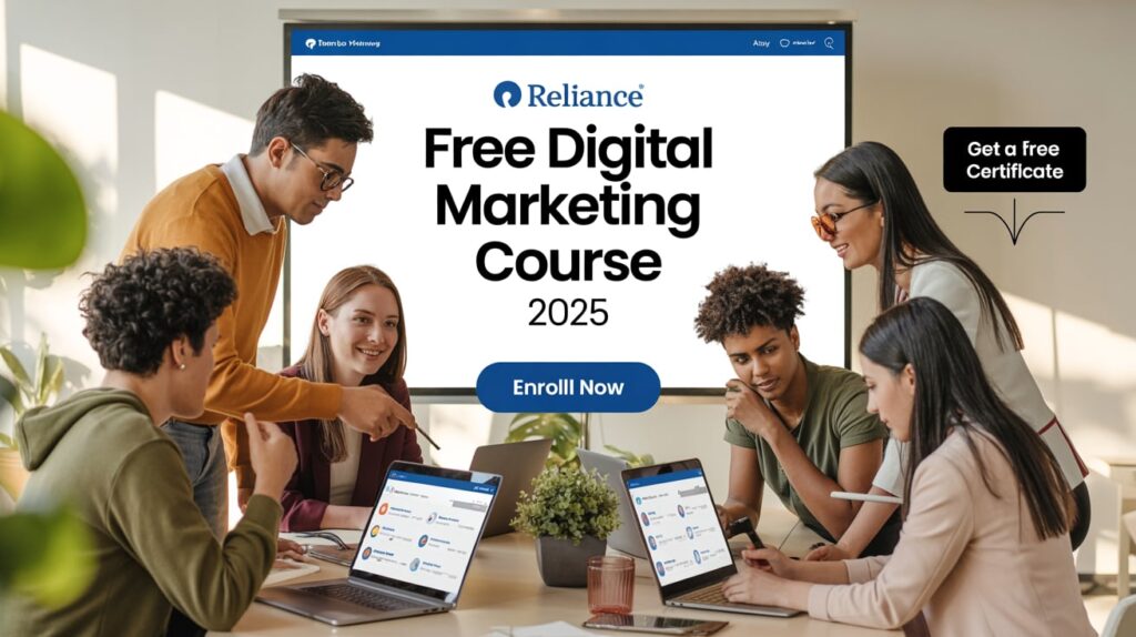 Reliance Free Digital Marketing Course 2025 Get A Free Certificate Enroll Now