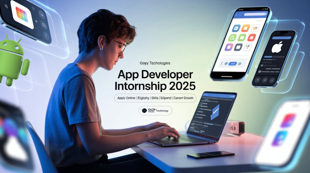 App Developer Internship 2025 at GNZY Technologies Apply Online – Eligibility, Skills, Stipend & Career Growth