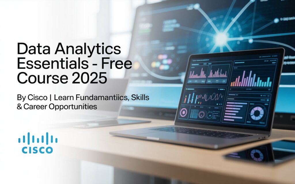 Data Analytics Essentials Free Course 2025 by CISCO: Learn Fundamentals, Skills & Career Opportunities