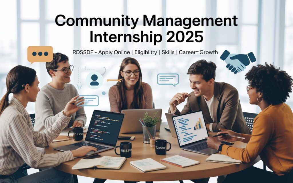 Community Management Internship 2025 at RDSSDF: Apply Online – Eligibility, Skills, Stipend & Career Growth 