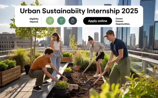 Urban Sustainability Internship 2025: Apply Online – Eligibility, Skills, Stipend & Career Opportunities