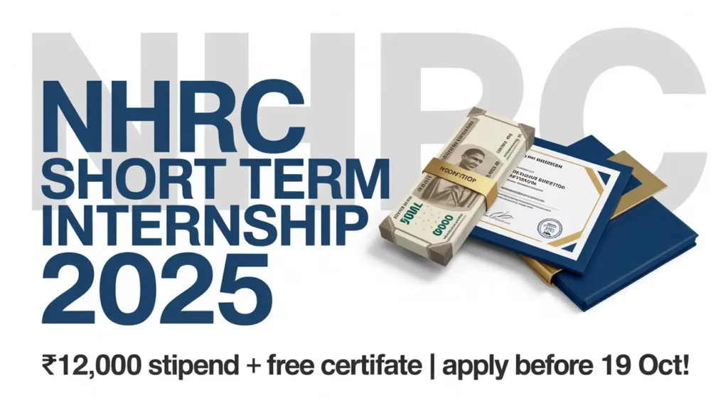 NHRC Short Term Internship 2025