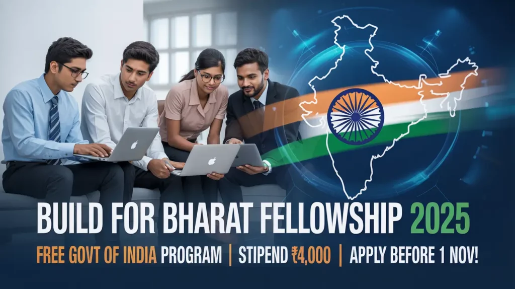 Govt of India FREE Build for Bharat Fellowship