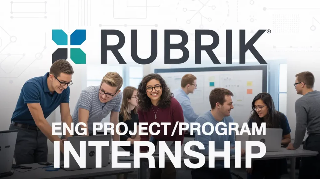Rubrik is hiring ENG Project/Program Internship, Bangalore [₹1L - ₹2L/month] Apply in 2025