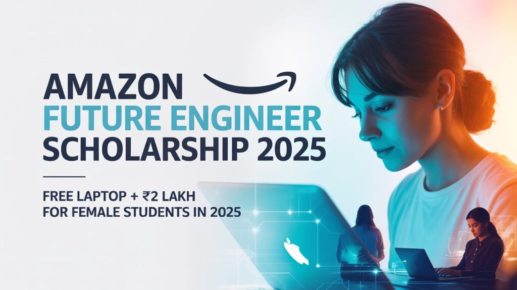 Amazon Future Engineer Scholarship 2025: Free Laptop + ₹2 Lakh for Female Students in 2025