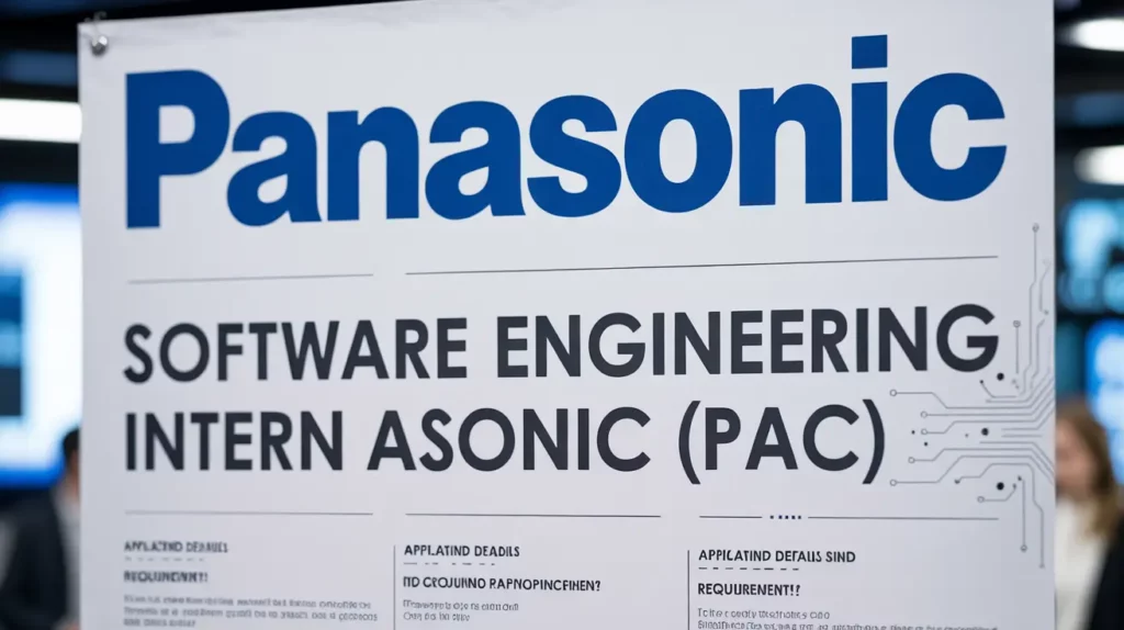 Software Engineering Internship at Panasonic (PAC) [Pune, India, Final- Year Students] Apply!