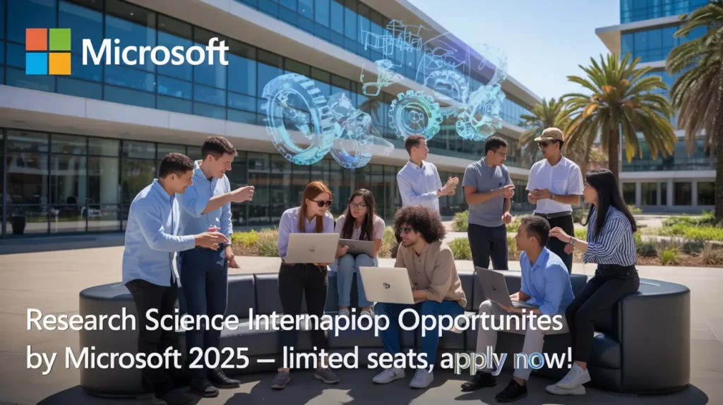 Free Research Science Internship Opportunity by Microsoft [Multiple Locations, Bangalore] Apply Now