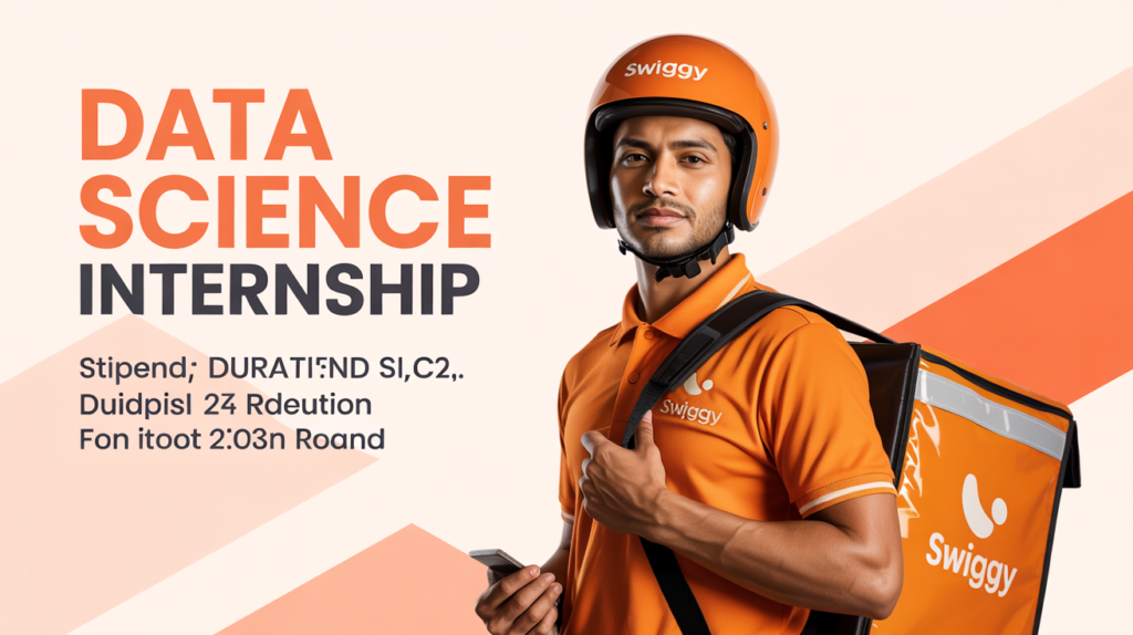 Swiggy is hiring Data Science Internship [Stipend Rs. ₹42K/month, 4 to 6 Months] Apply Now in 2025 