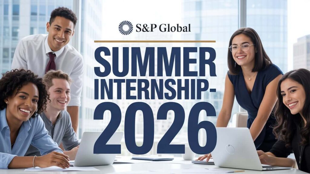 S&P Global Free Summer Internship - 2026 for Freshers [₹33K - ₹50K/Month] Apply Now 