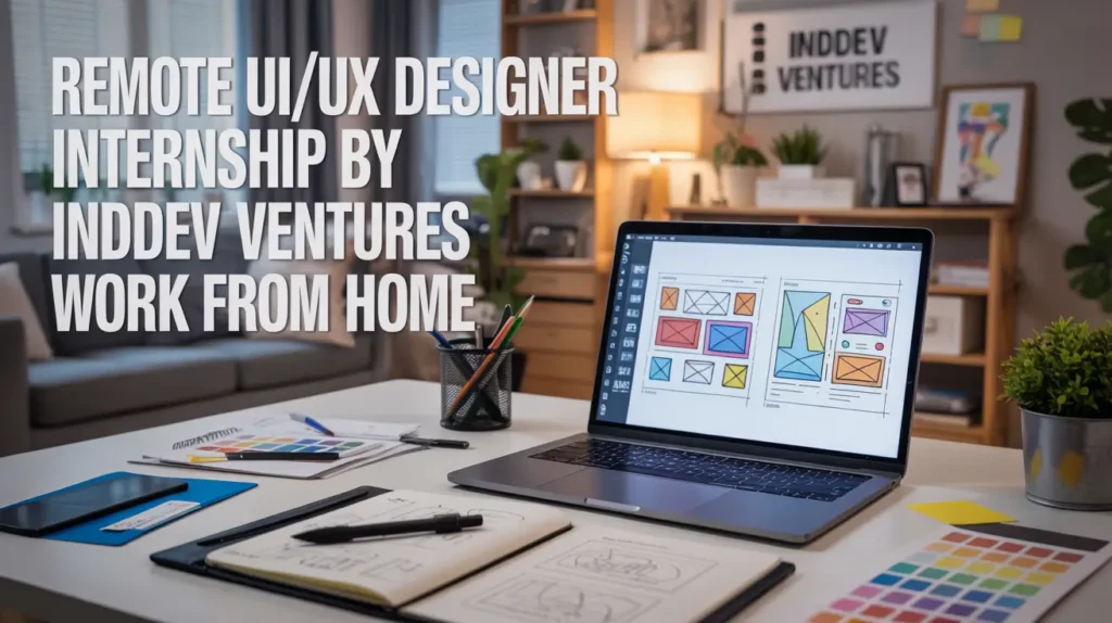 Remote UI/UX Designer Internship by Inddev Ventures [Work From Home, With Stipend] Apply!