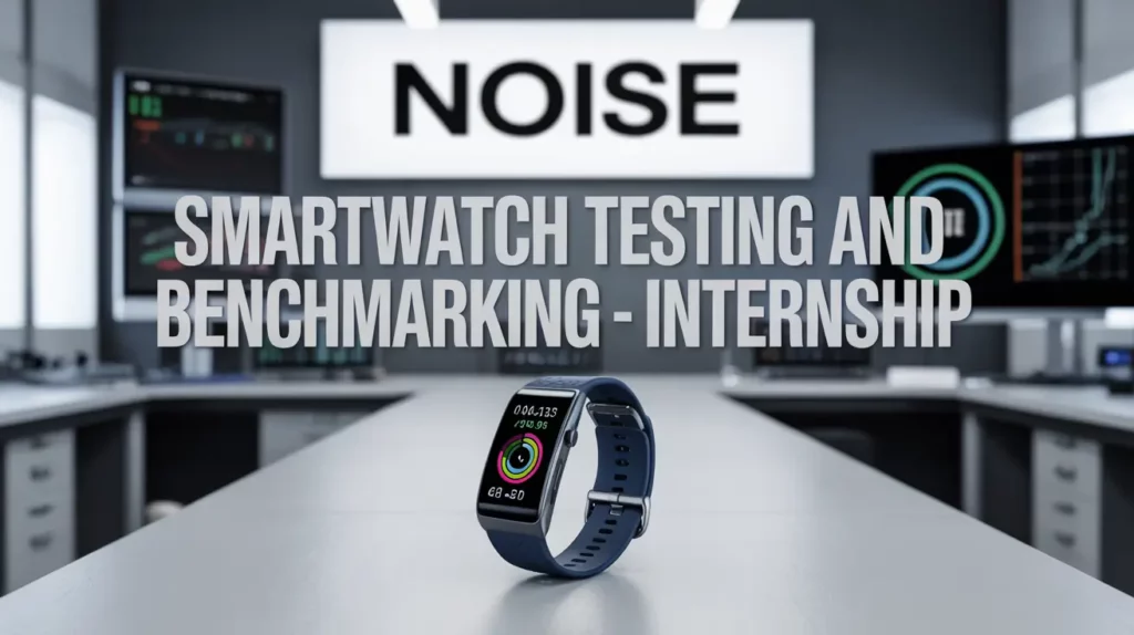 Smartwatch Testing And Benchmarking - Internship at Noise [Stipend Rs. 20k Month] Apply!
