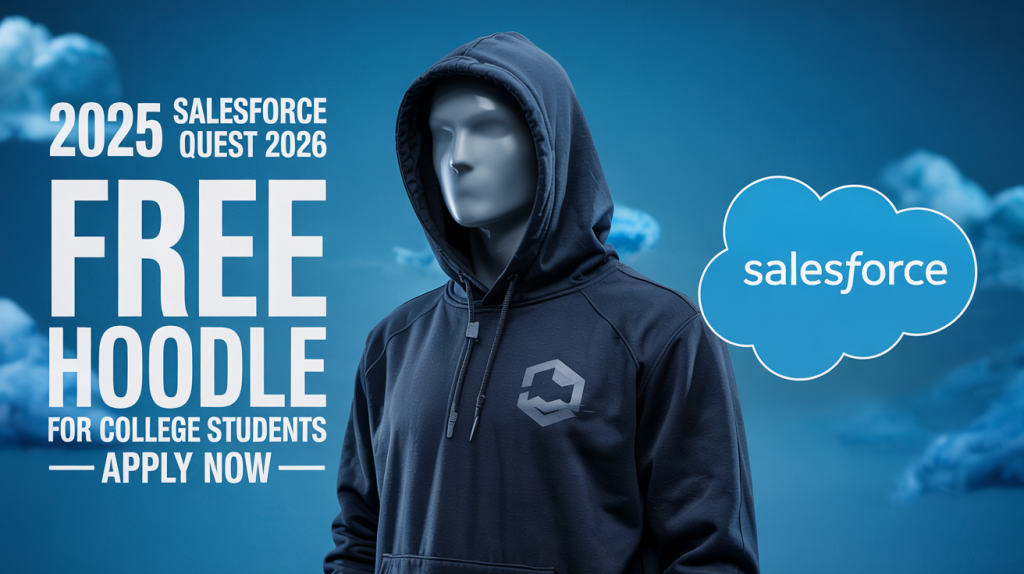 Salesforce Trailblazer Quest 2026 | Get a FREE Hoodie For Every College Student – Apply Now