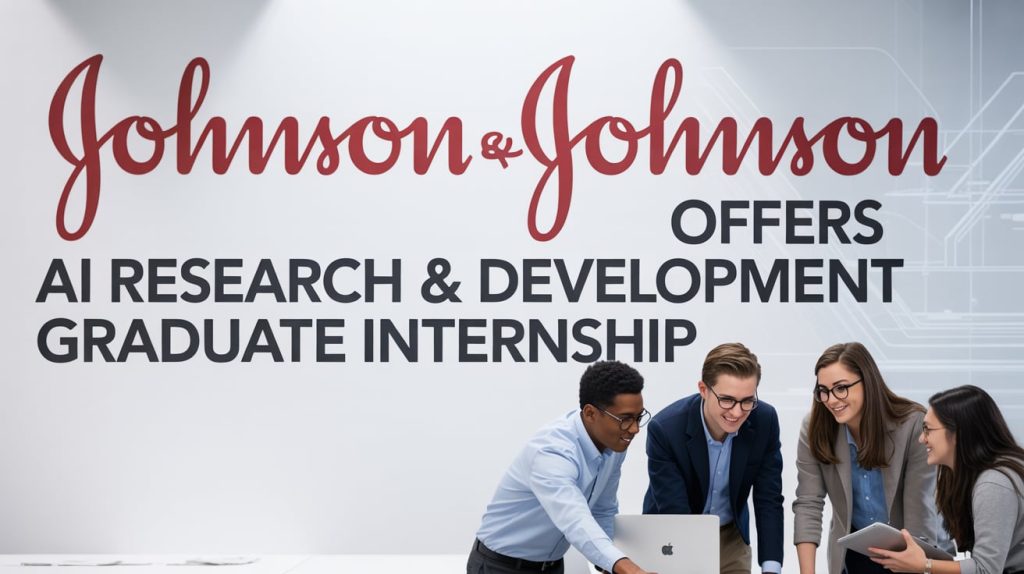 Johnson & Johnson Offers AI Research & Development Graduate Internship | Stipend Rs. ₹4-6 LPA Apply ASAP