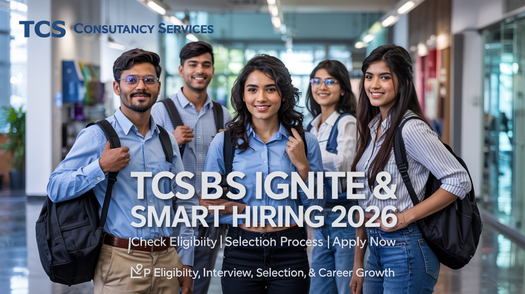 TCS B.Sc Ignite & Smart Hiring 2026: Check Eligibility, Selection Process, Apply by 11 Jan