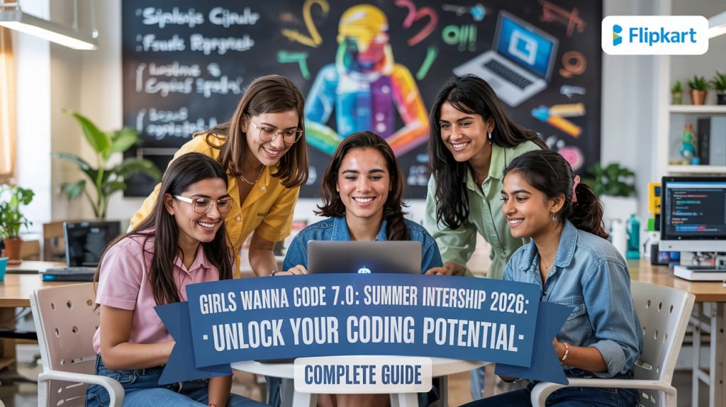Flipkart Girls Wanna Code 7.0 Summer Internship Program - 2026[Complete Guide] Apply by Jan 15