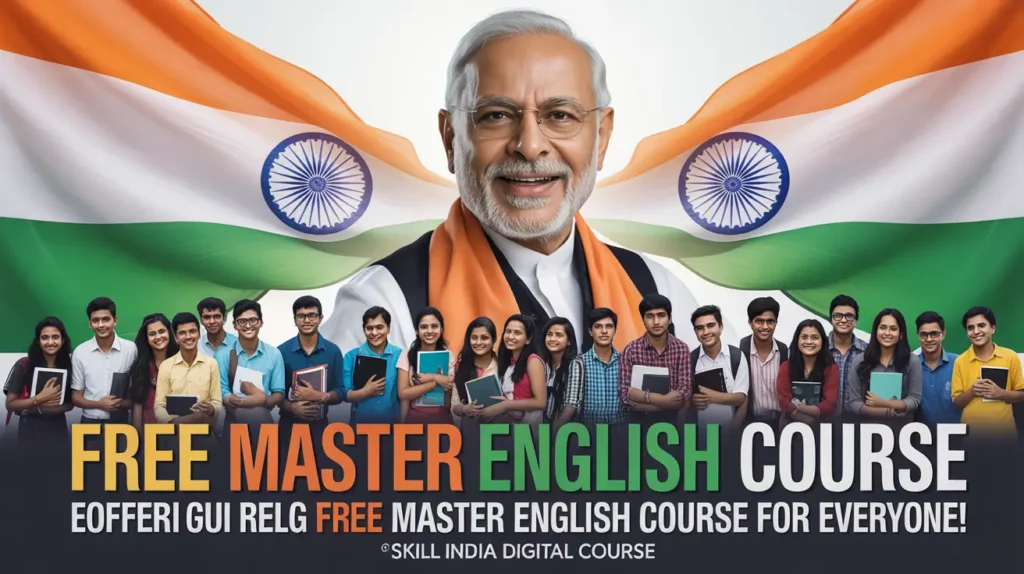 Skill India Offering FREE Master English Course for Everyone ! Skill India Digital Course Apply in 2025