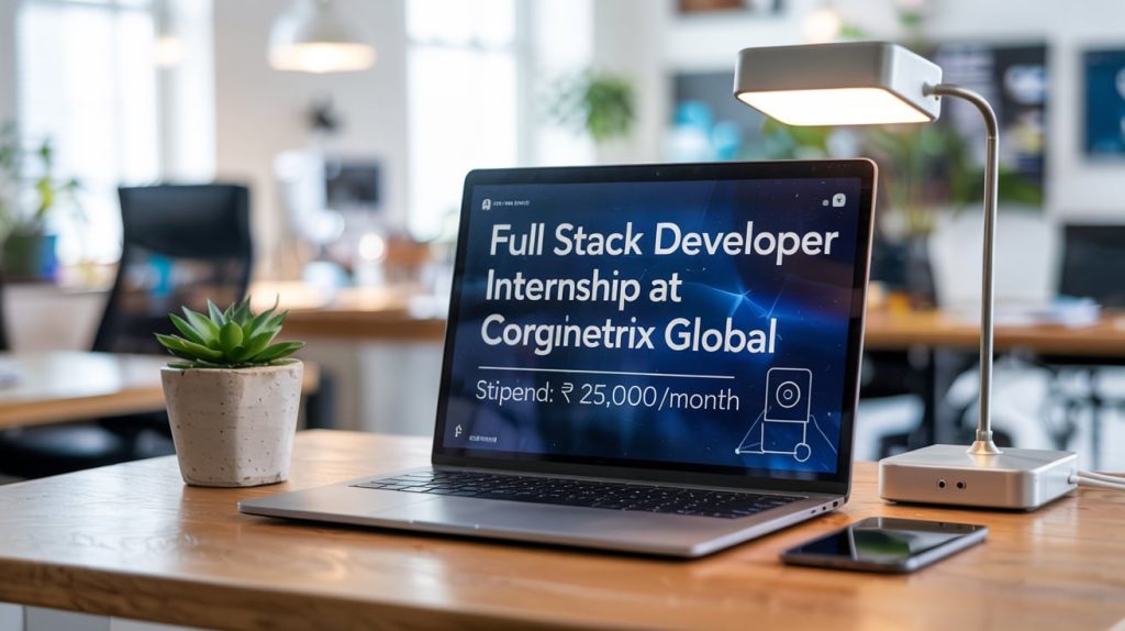 Full Stack Developer Internship at Corgnetrix Global, [Stipend: ₹ 25,000 /Month] Apply by 30 Dec 25