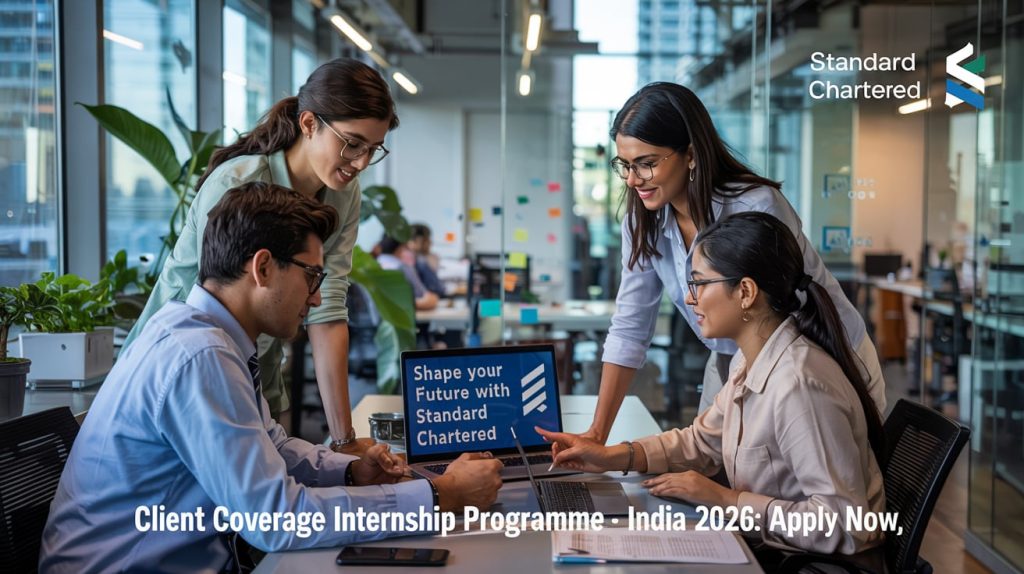Standard Chartered Offer Client Coverage Internship Programme India 2026 End Date:  31/12