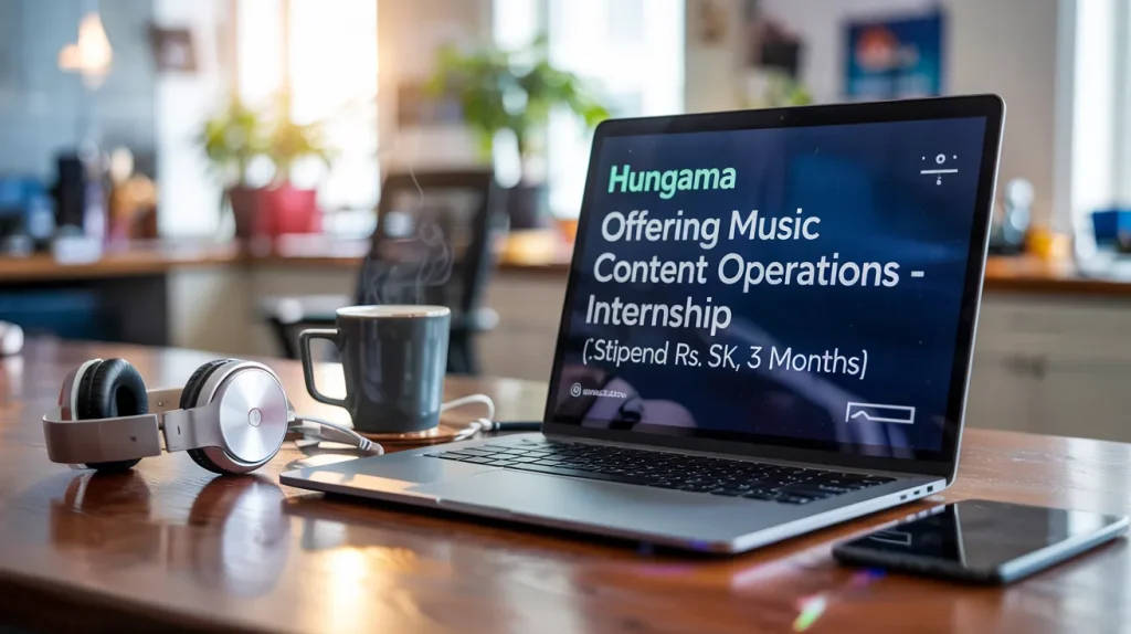 Hungama Offering Music Content Operations - Internship [Stipend Rs. 5k, 3 Months] Apply By 12 Feb