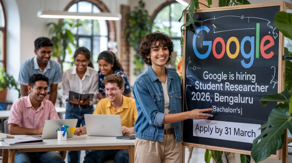 Google Is Hiring Student Researcher 2026, Bengaluru [Bachelor's] Apply by 31 March