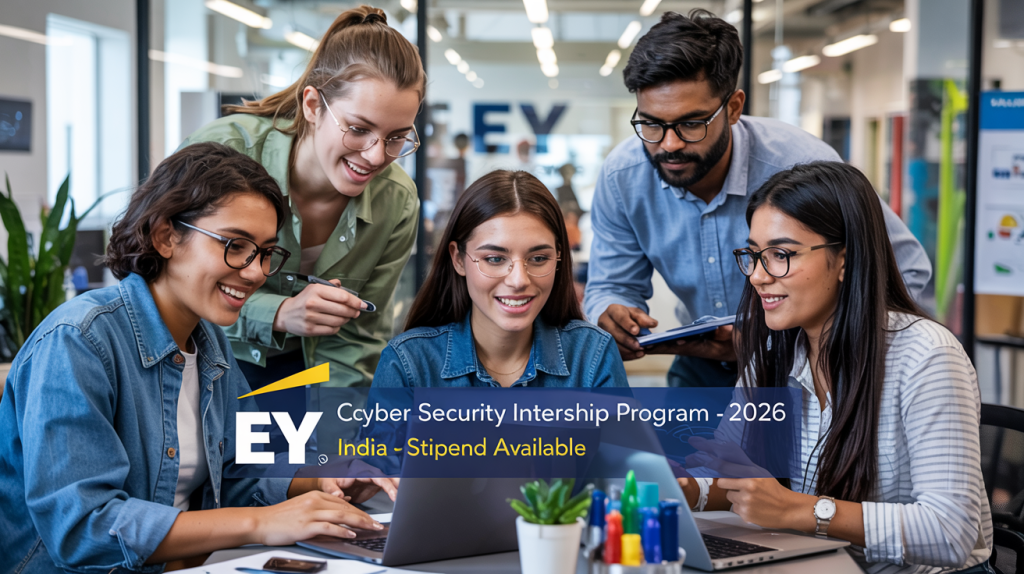 EY Cyber Security Internship Program - 2026 - India With Stipend Available, Apply Now