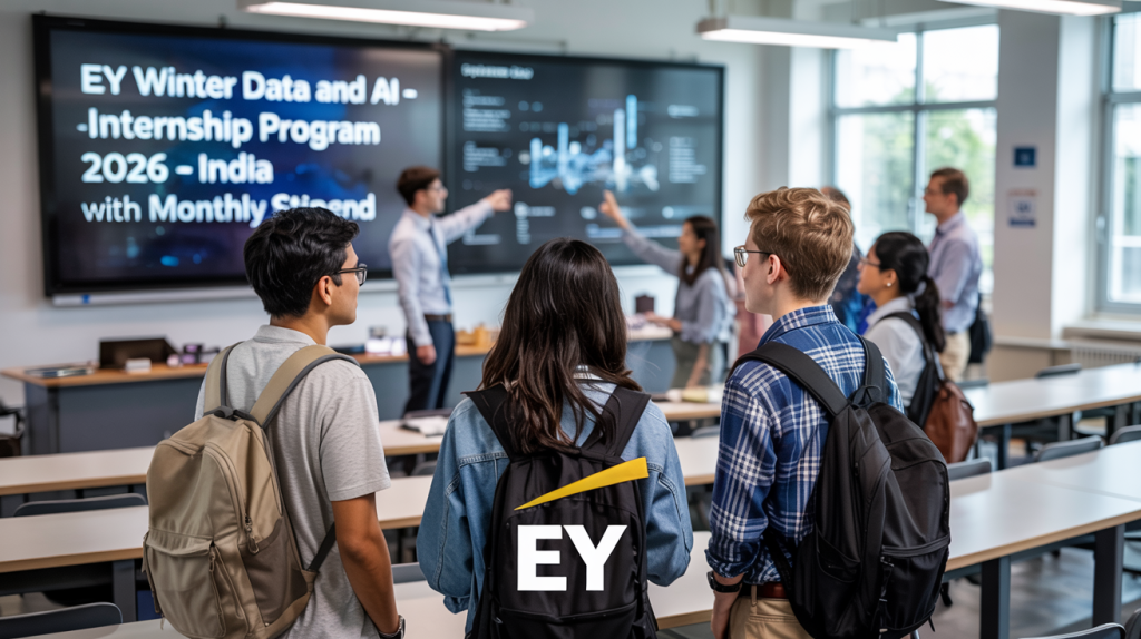 EY Winter Data and AI - Internship Program – 2026 – India With Monthly Stipend, Apply Now