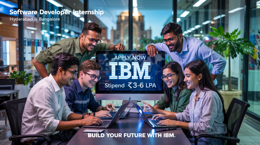 Software Developer Internship at IBM, Hyderabad & Bangalore - Apply Now | Stipend ₹3-6 LPA