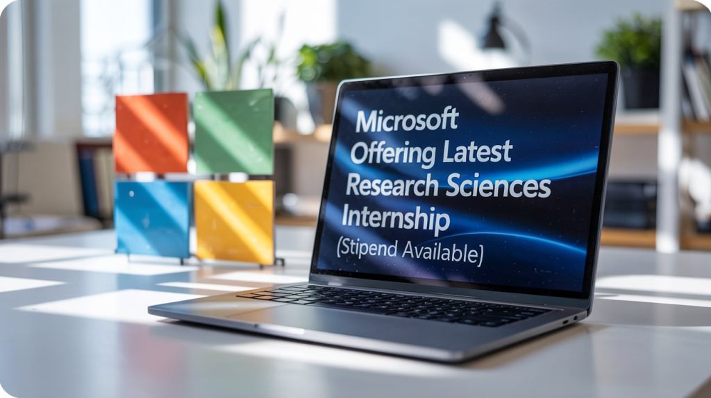 Microsoft Offering latest Research Sciences Internship [Stipend Available] Apply 2026