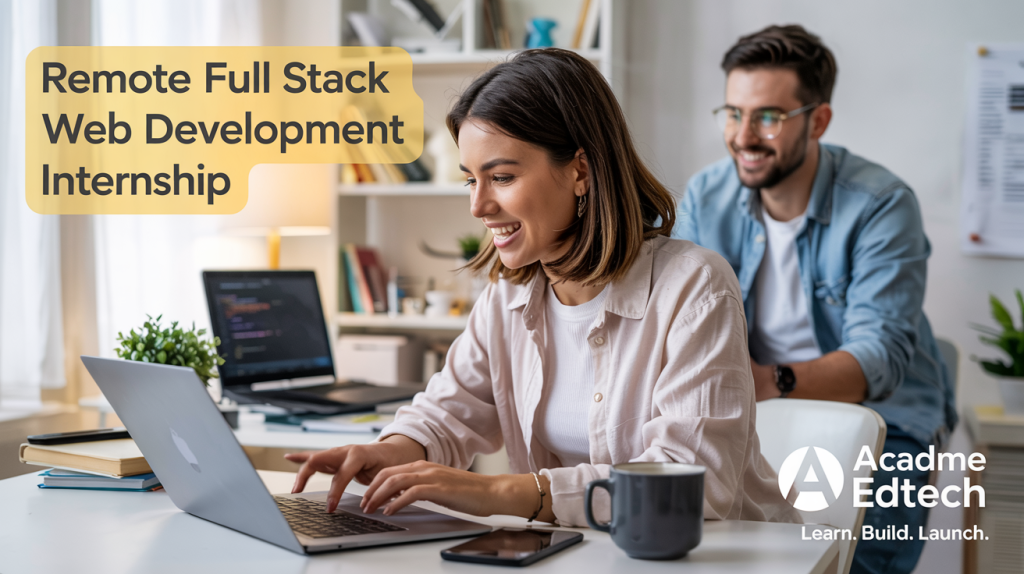 Remote Full Stack Web Development Internship at Acadme EdTech [Work From Home, With Stipend] Apply ASAP