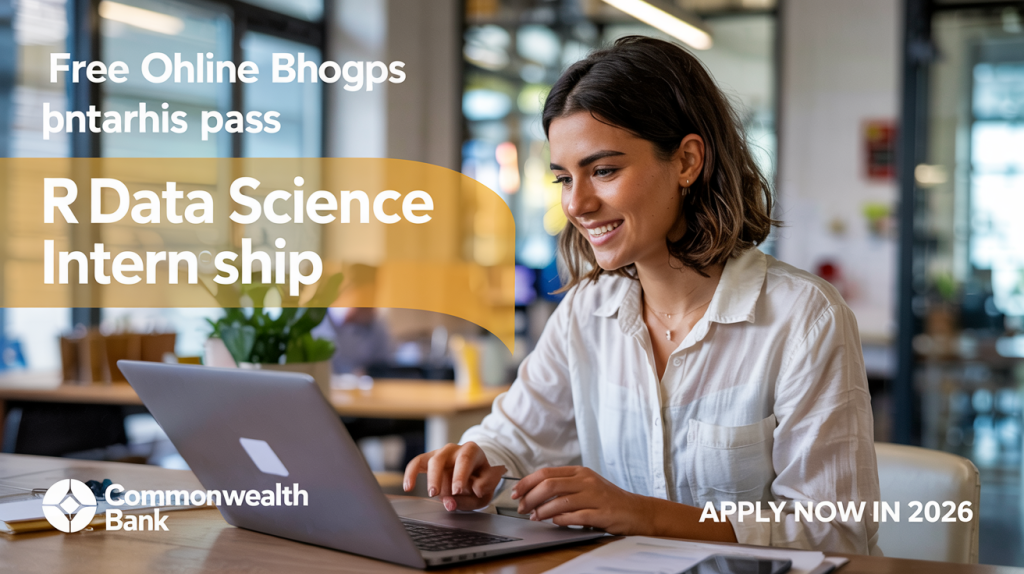 Commonwealth Bank Offer: Free Online Introduction to Data Science Internship for Any Students with a Certificate. Apply Now in 2026