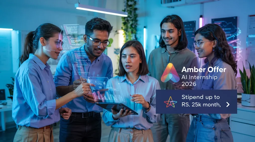 Amber Offer AI Product Internship Program - 2026 [Stipend up to Rs. 25k Month] Apply!