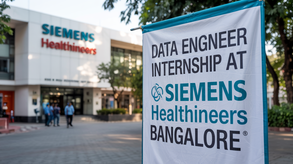 Data Engineer Internship at Siemens Healthineers Bangalore | Stipend Rs. ₹3-5 LPA | Apply